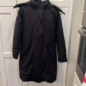 Like New Triple F.A.T. goose parka size S- worn 1 time. Beautifully designed